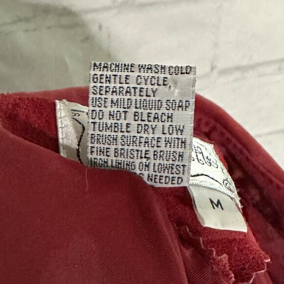 Live a Little Women’s Red Leather Jacket, Medium, Pre-owned - Picture 5 of 5